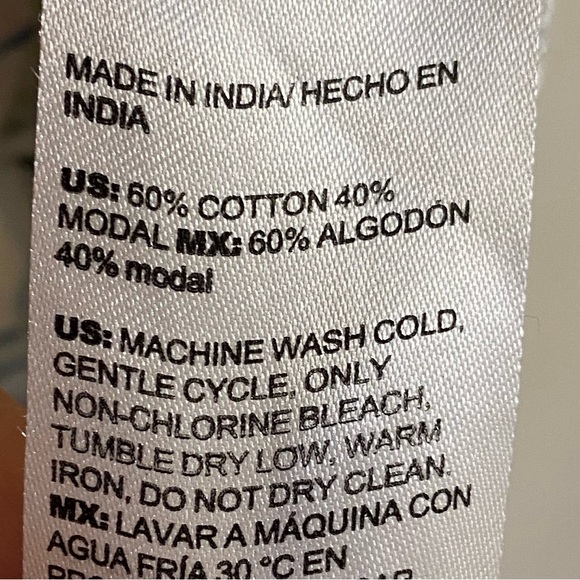 Chico’s notch neck tropical print tee women XL - Picture 8 of 8